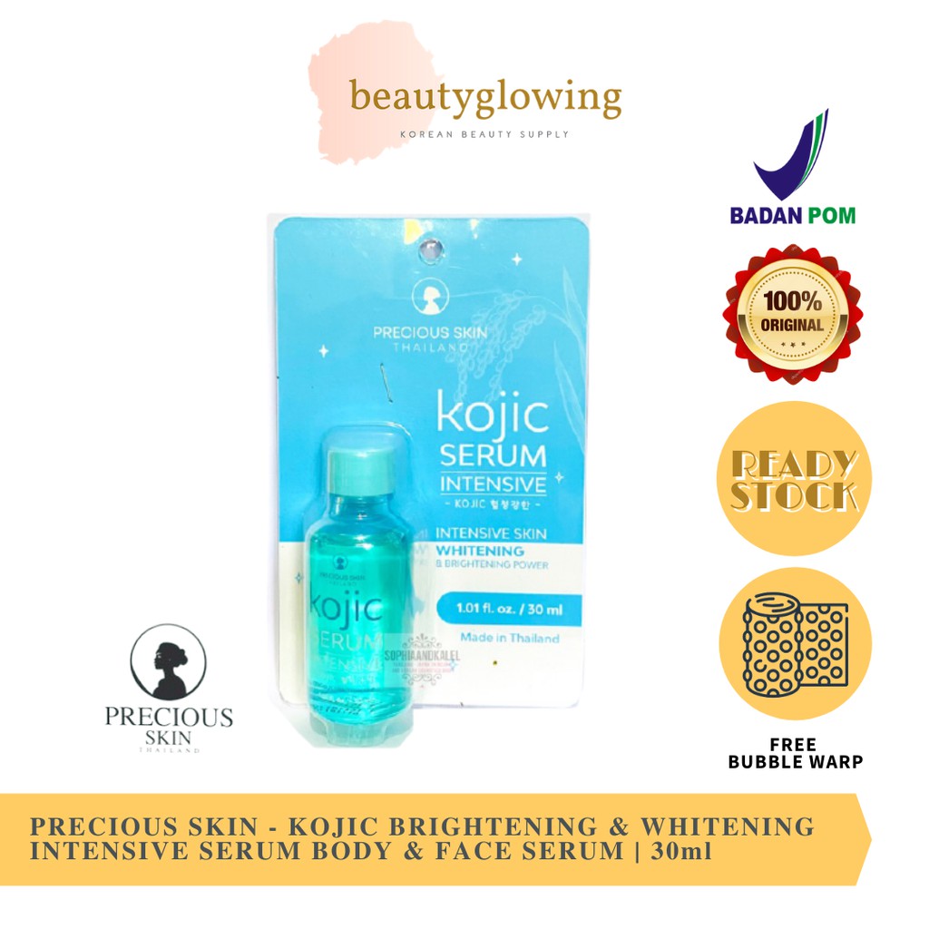 [BPOM] Precious Skin - Kojic Brightening &amp; Whitening Intensive Serum Body &amp; Face 30ML