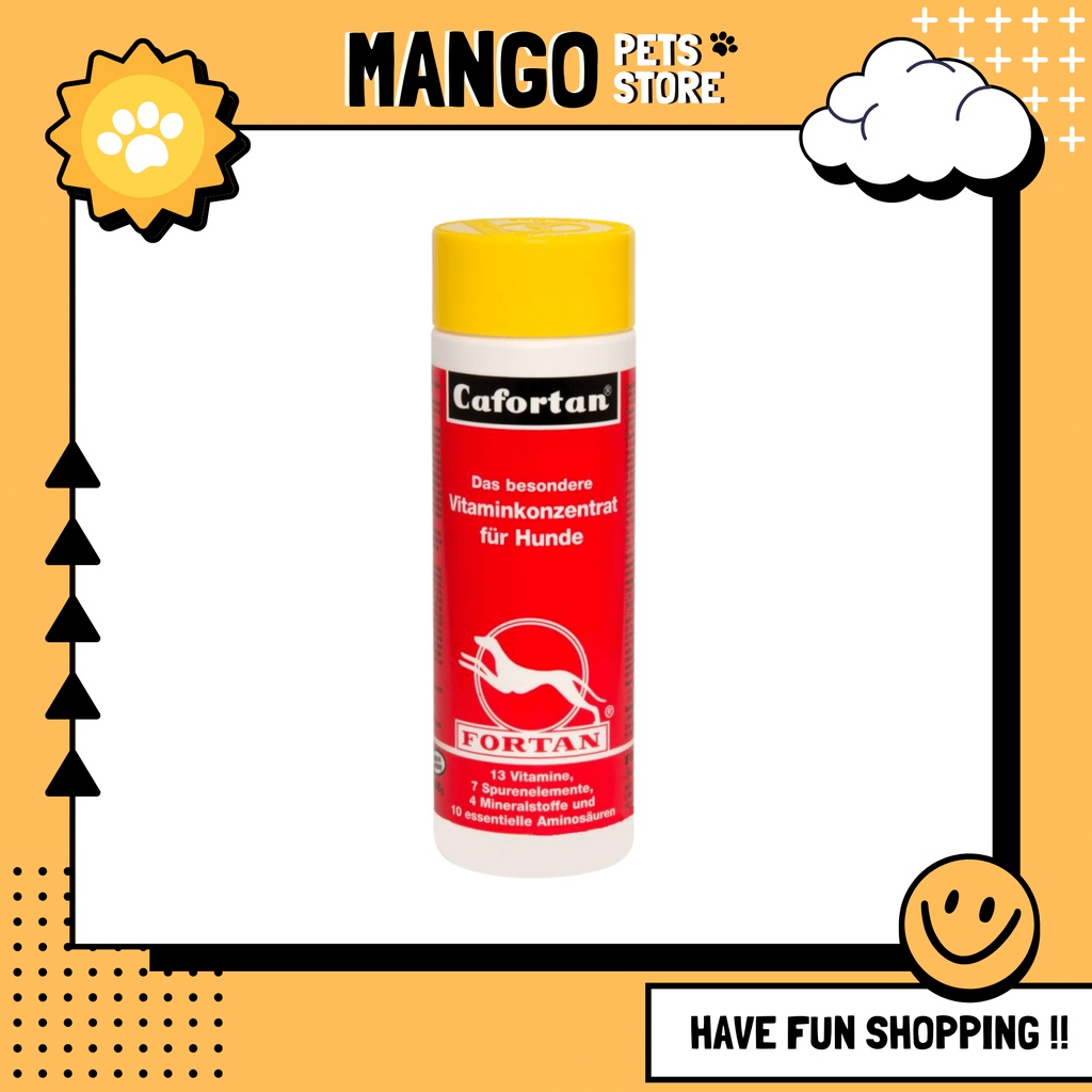 Vitamin Anjing Fortan Cafortan 300gr Multivitamin Imun Booster Anjing