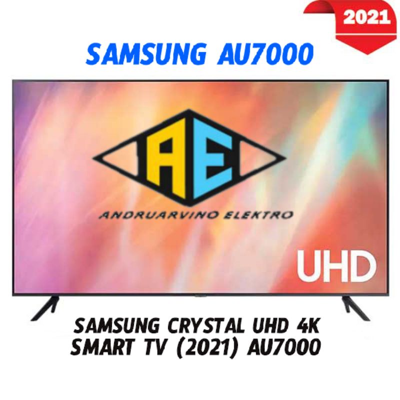 SAMSUNG 65AU7000 CRYSTAL 4K UHD SMART TV 65 INCH UA65AU7000 NEW 2021