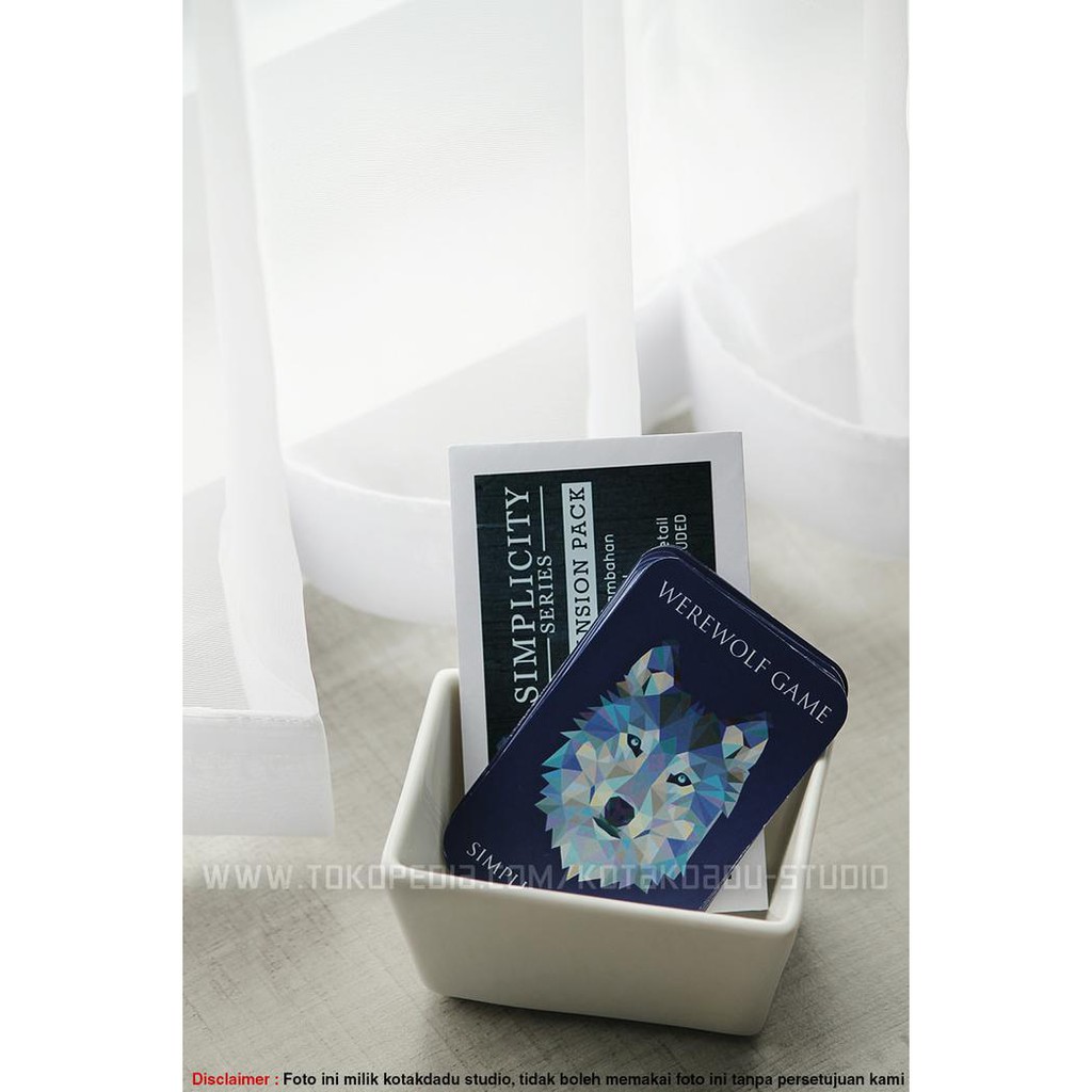 Expansion Pack The Werewolf Game (Twg) Sc Series (+18 Kartu)