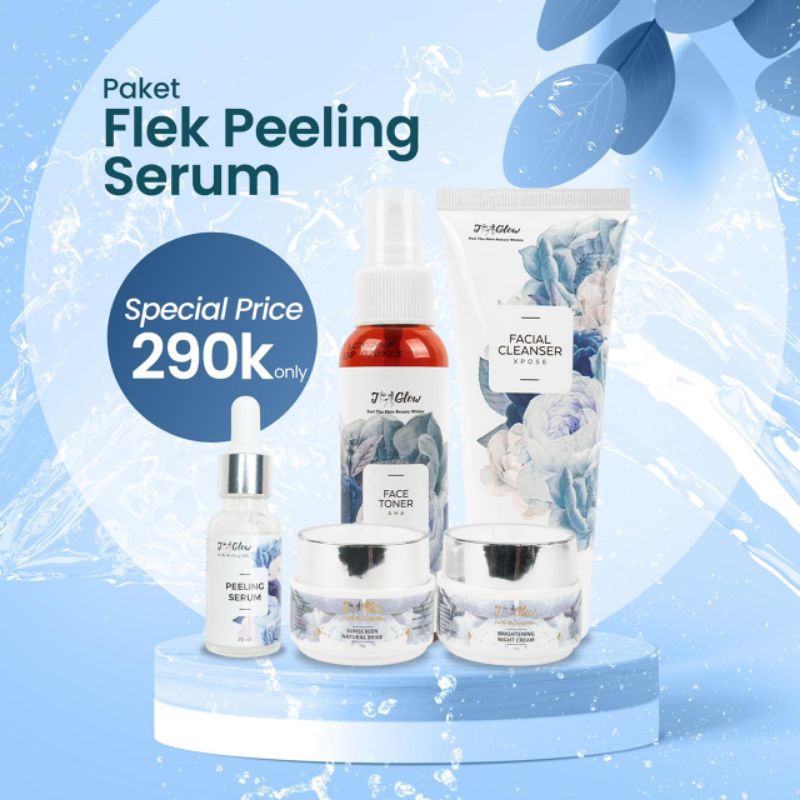 Jglow-Paket Flek Peeling Serum