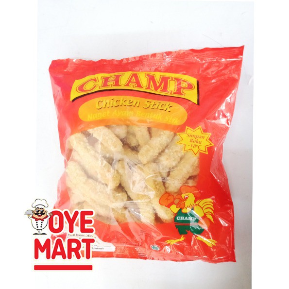 CHAMP CHICKEN STICK 500 GR (STIK NAGET AYAM)