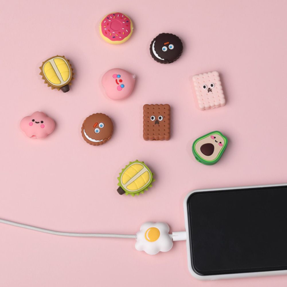 Wonderful Pelindung Kabel Data / Charger Bentuk Kartun Hewan Lucu