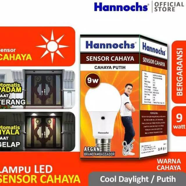 LED SENSOR CAHAYA HANNOCH