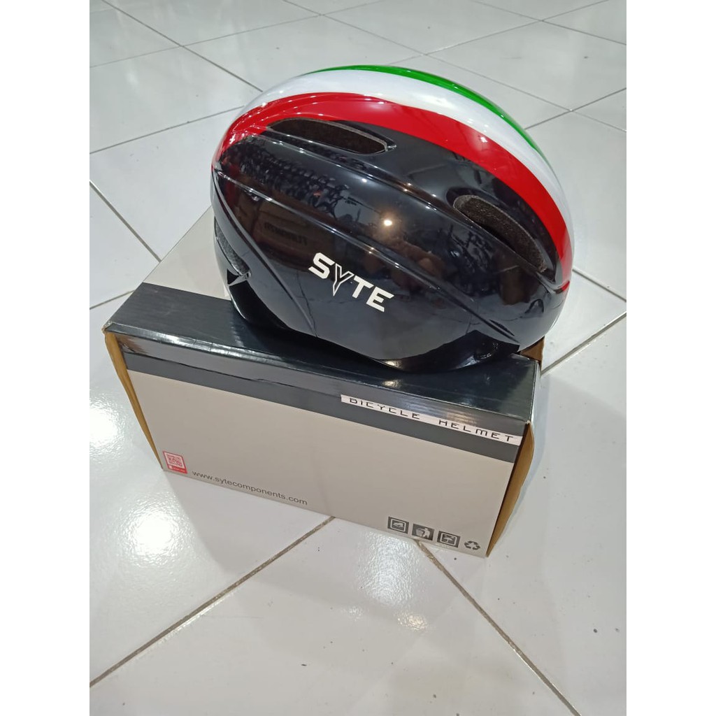 helm sepeda syte+kacamata UV/helem sepeda dangan kacamata