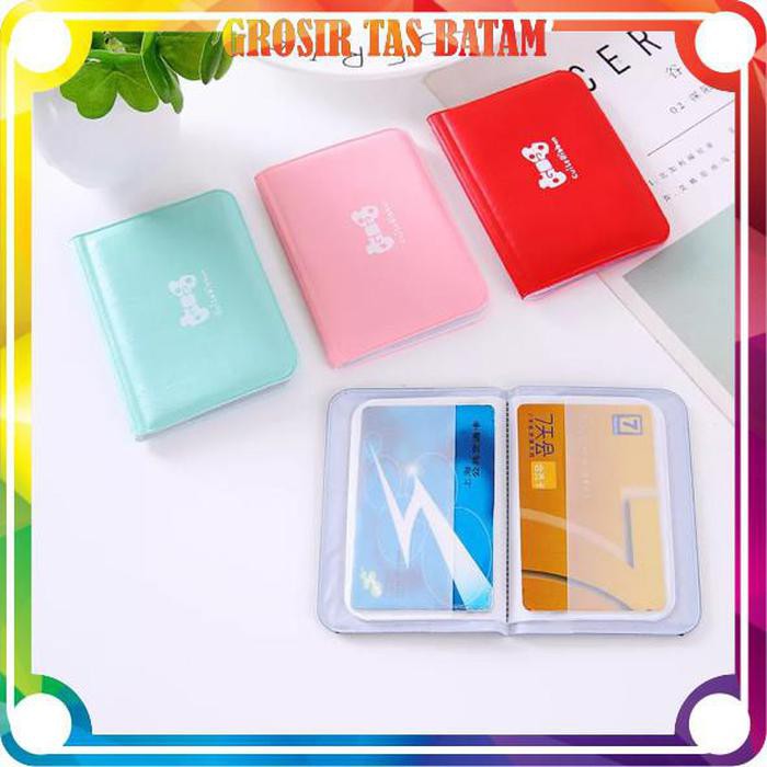 

lidya_viani D015 Dompet Kartu Card Polos Holder Wanita Import Batam Lipat Panjang Tipis Cewek
