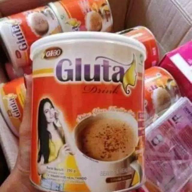 Susu gluta drink pemutih badan/varian stawbery n coklat