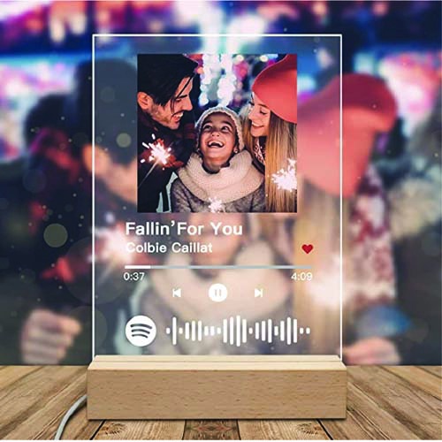 Custom LED Acrylic Album Art Spotify Song | Free Gift Box Hampers
