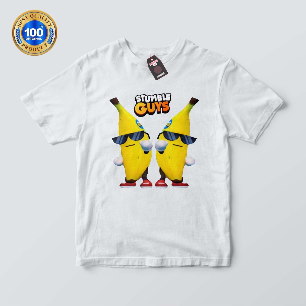 kaos anak stumble guys skin terbaru banana