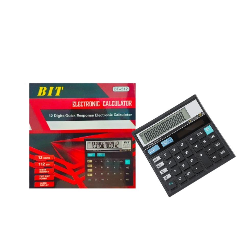 

Kiseki Kalkulator 12 Digits Bit Bt-512 Sudah Termasuk Baterai / Calculator 12 Digits Bisa Cod (KODE Q873)