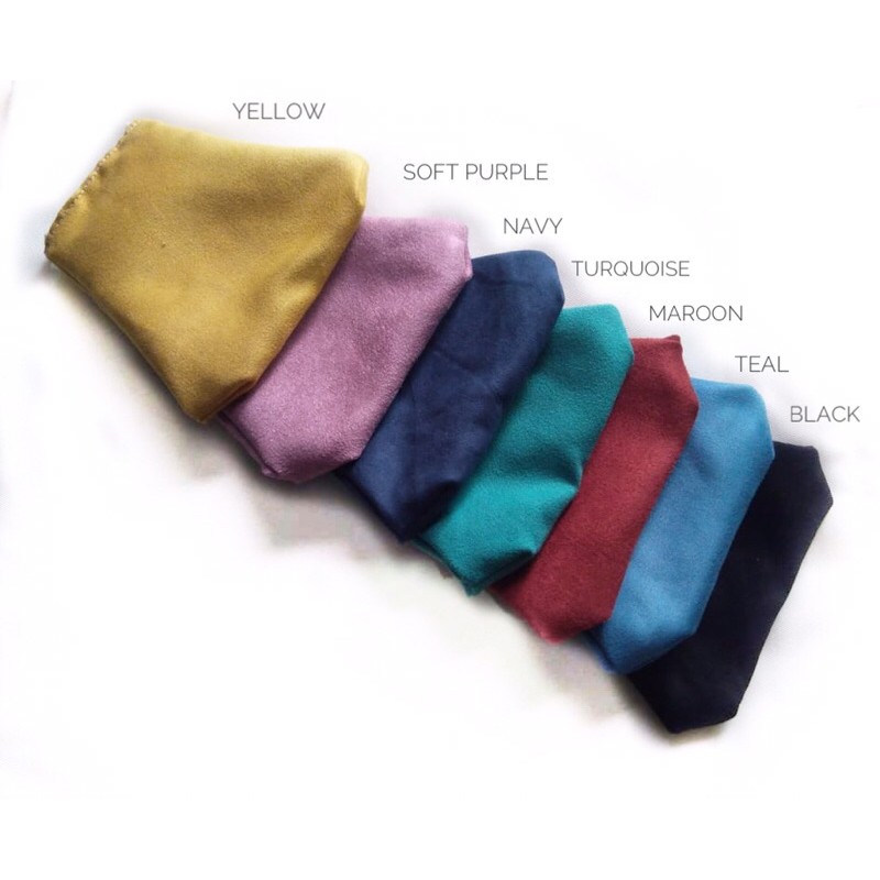 Realpict Masker Kain Suede polos / masker polos warna / masker murah kekinian modis /masker dewasa