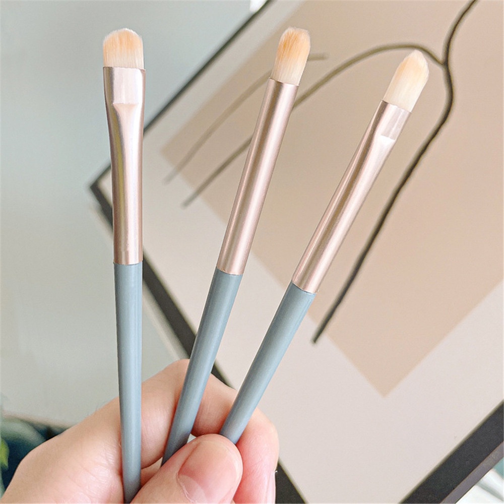 3PCS Multifungsi Fiber Eyeshadow Brush Makeup Brush Set Alat Rias Dikemas Secara Terpisah