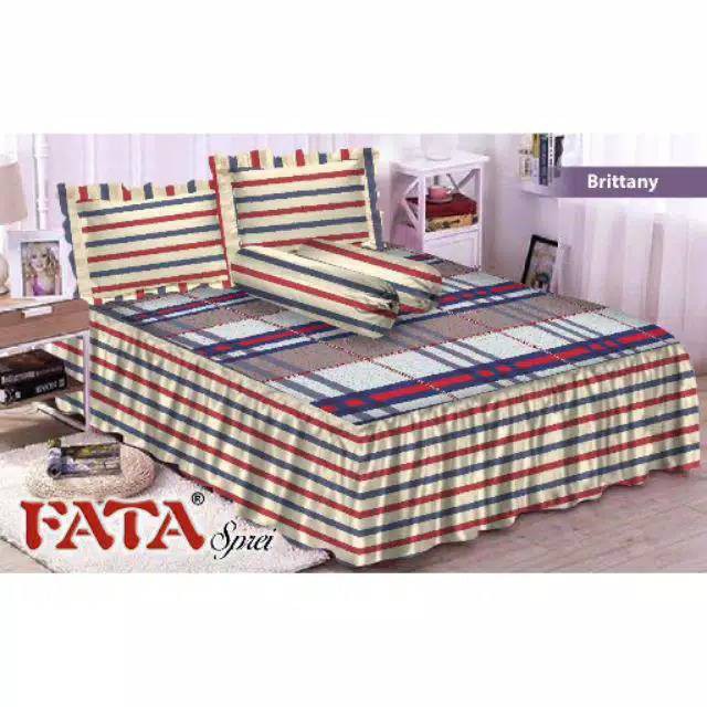 RC FATA SPREI RUMBAI KING UKURAN 180X200 MOTIF MINIMALIS HARGA TERJANGKAU