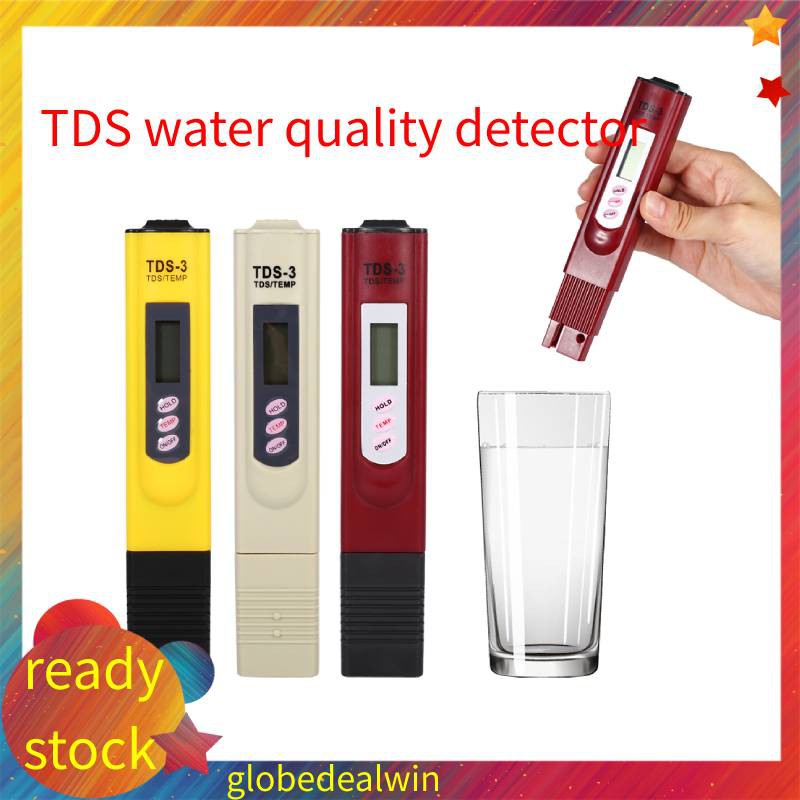 Meter Digital LCD Tester Water Quality Purity Monitor Pen Stick 0-9990ppm 