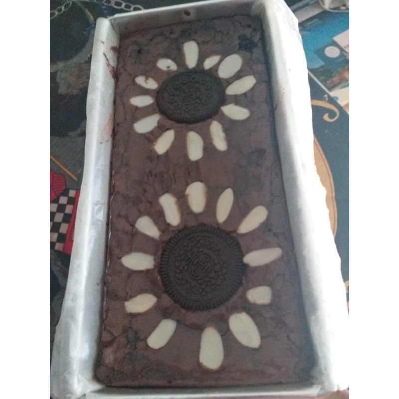 

brownies panggang ukuran 22x10 cm