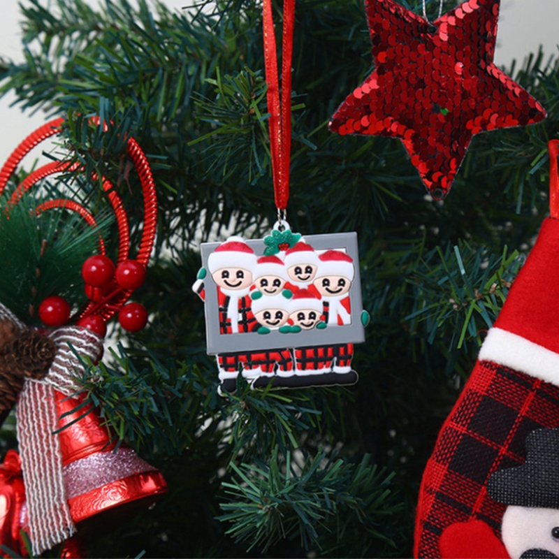 Ornamen Gantung Desain Keluarga 2 / 3 / 4 / 5 / 6 Untuk Pohon Natal
