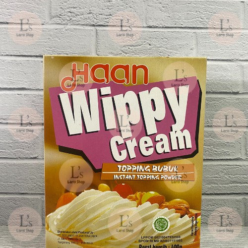 

Haan Wippy Cream bubuk 400Gr