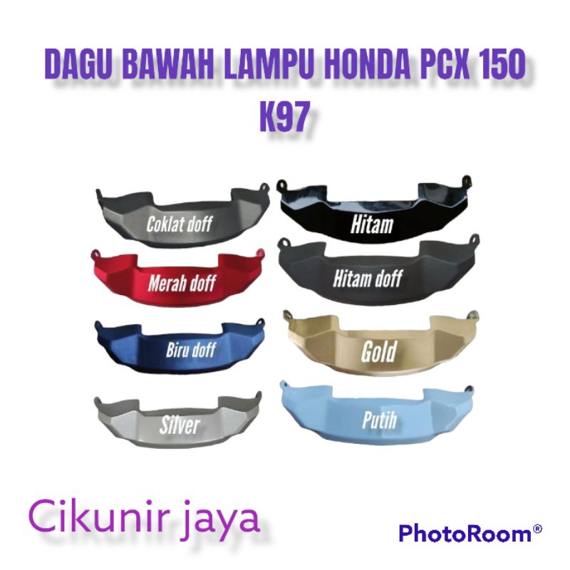 Cover front Dagu Bawah Lampu Depan PCX 150 K97 varian warna