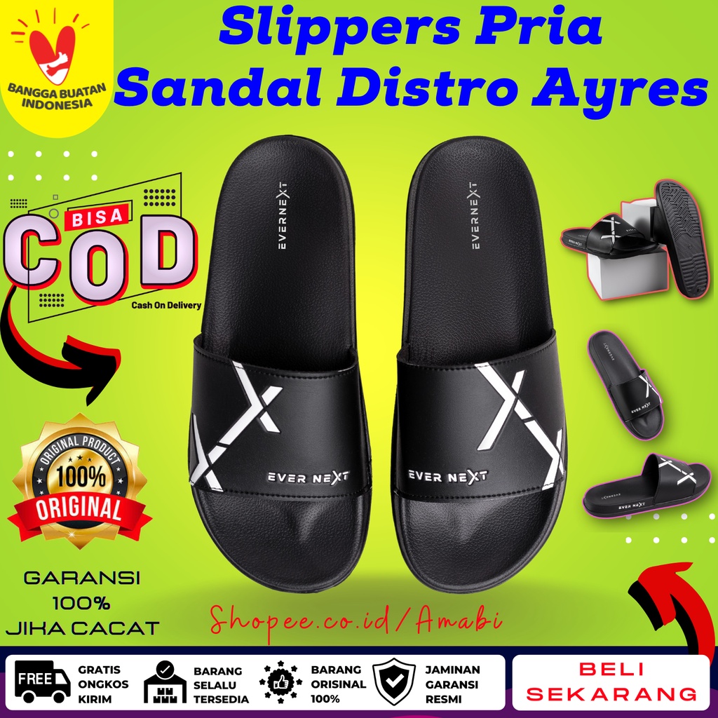 Sandal Pria Sandal Selop Slippers Pria Sandal Distro Pria Ayres Slippers Sandal Distro
