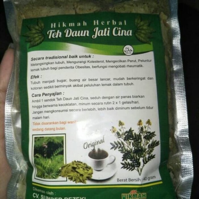 

Teh Herbal Diet daun jati cina