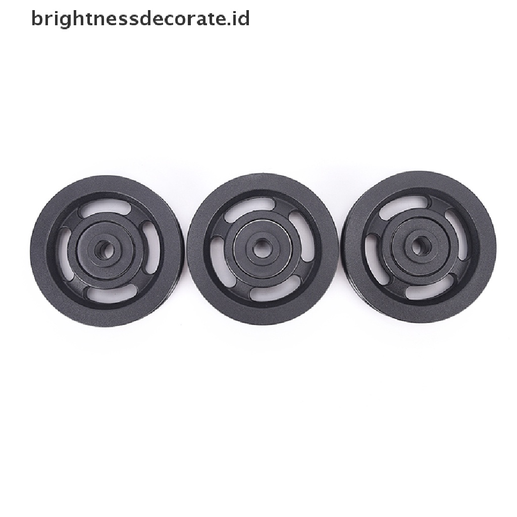 Roda Katrol Kabel Gym Tahan Lama Warna Hitam Ukuran 90mm