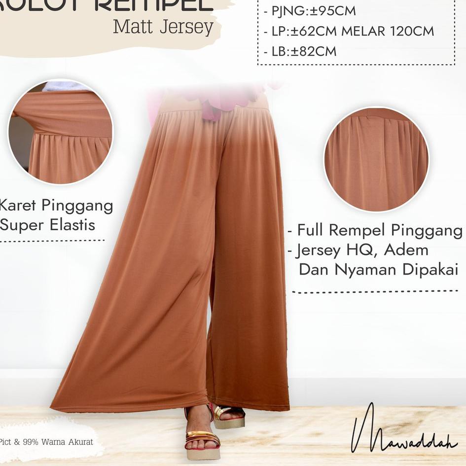 Grosir Celana kulot panjang / Celana kulot wanita / kulot jumbo jersey / kulot rempel / Kulot wanita