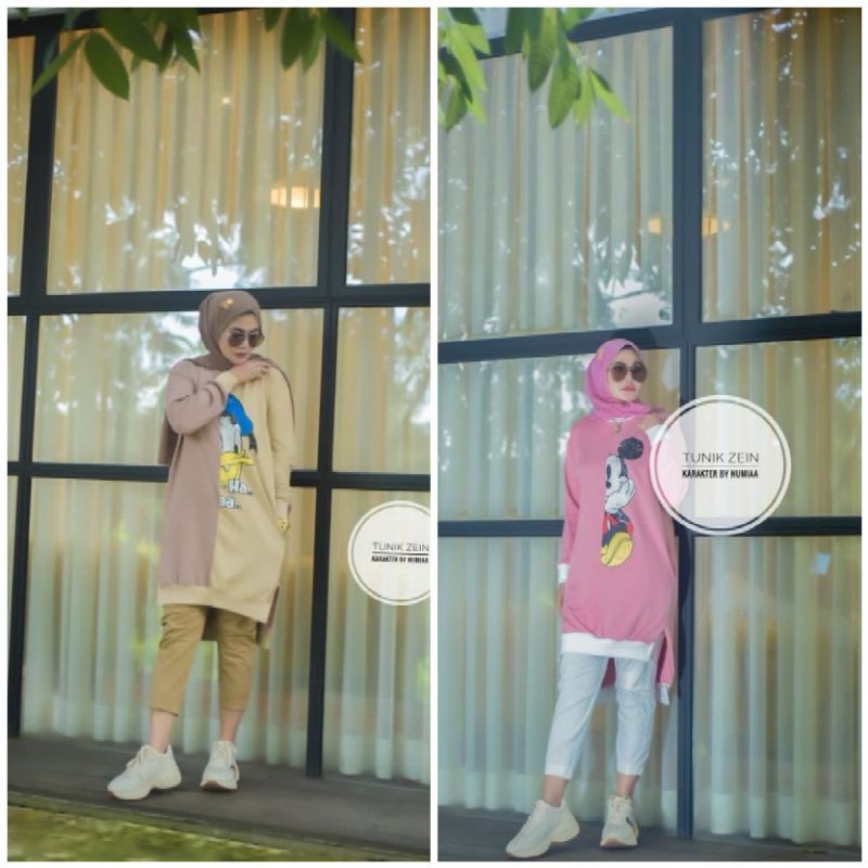 Set Tunik Zein Karakter by NUMIAA Original
