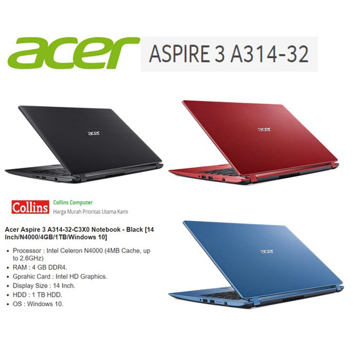 Acer Aspire 3 A314-32