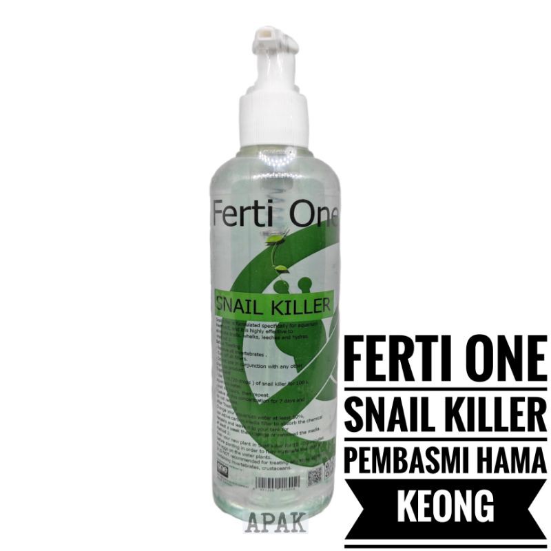 Ferti One Snail Killer obat pembasmi hama keong aquarium aquascape