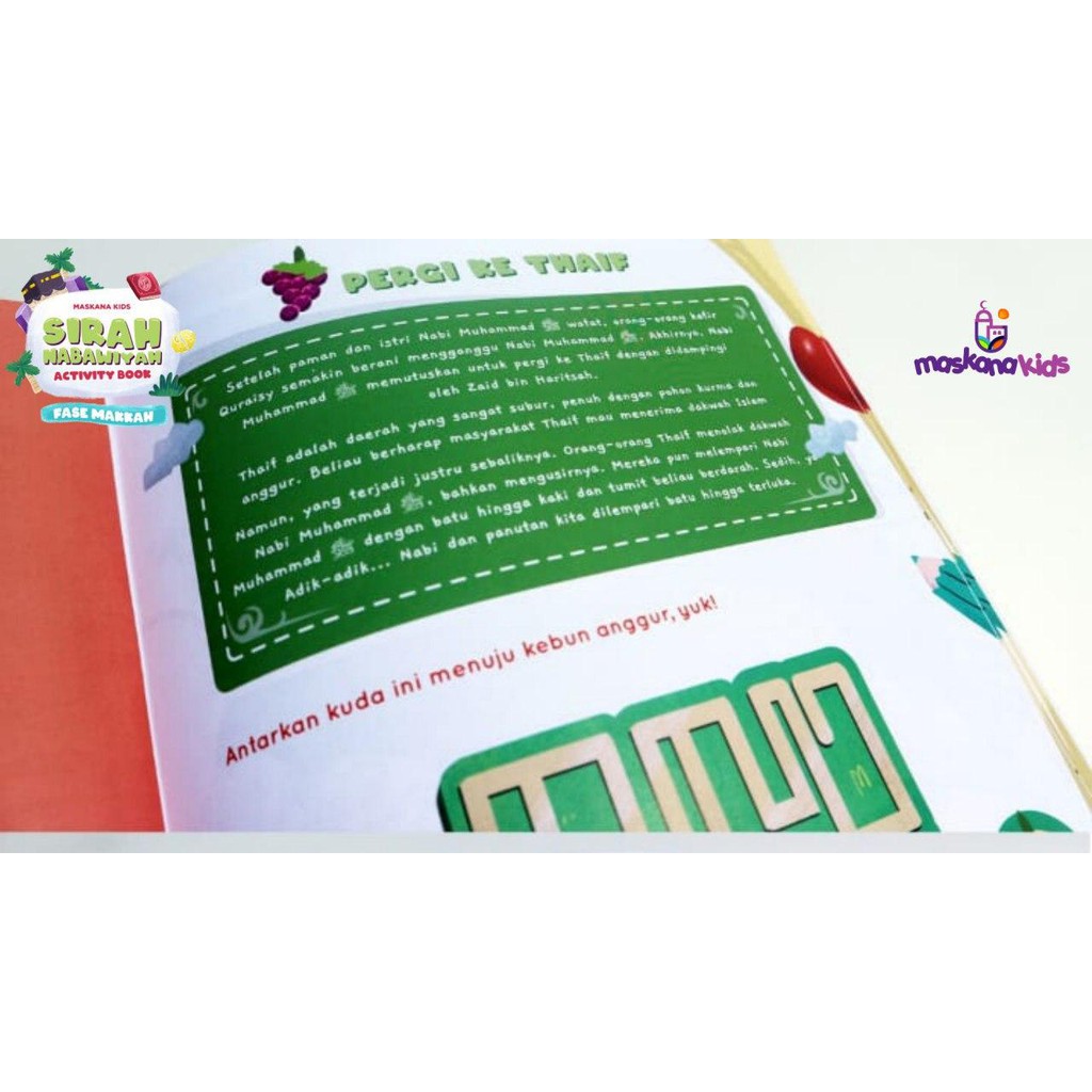 Buku Aktivitas Anak : Sirah Nabawiyah Activity Book