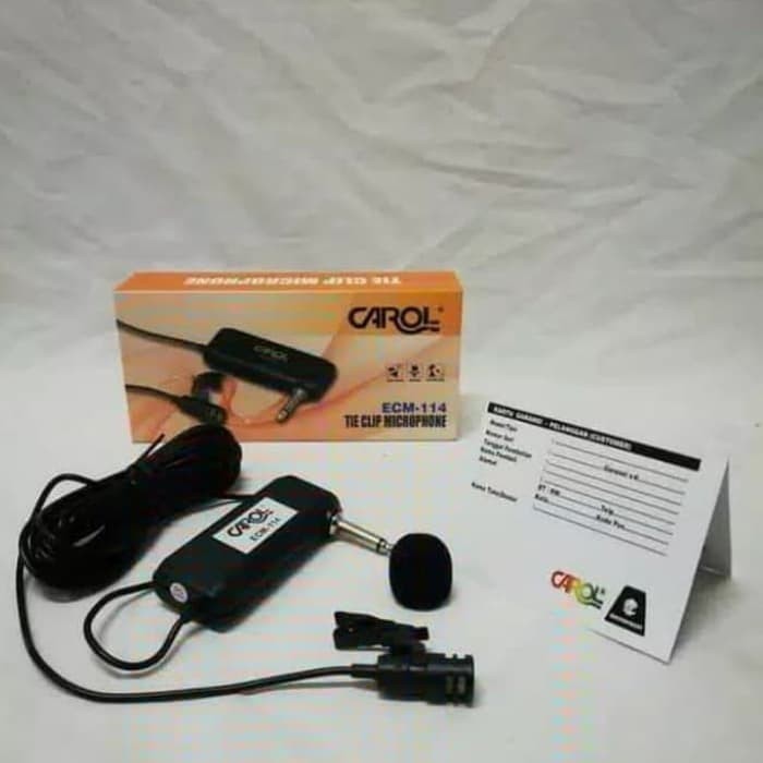 Mic Kabel Clipon Mic jepit Mic Imam Masjid Carol ECM 114
