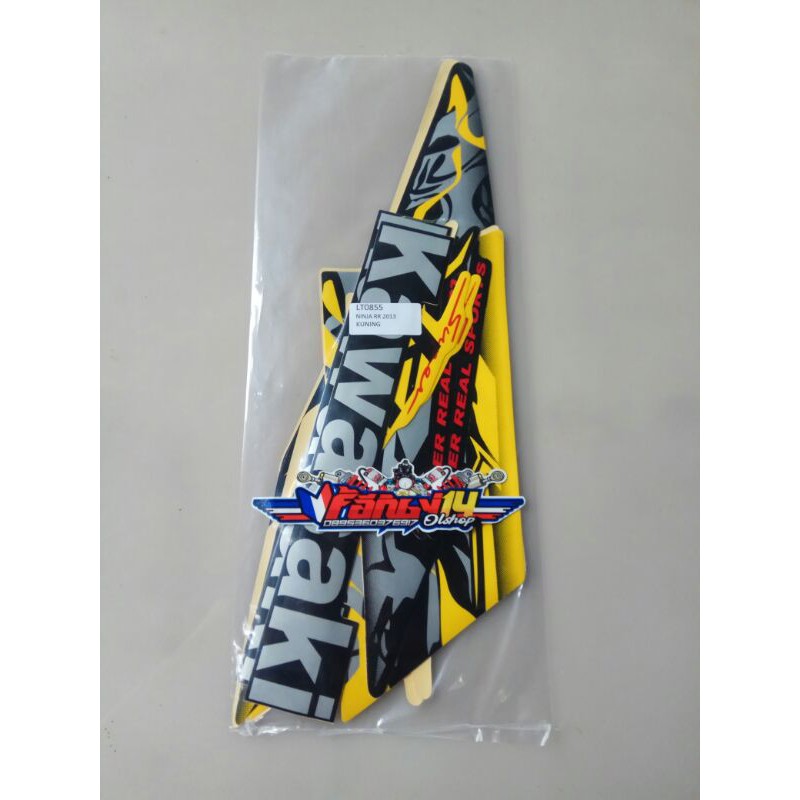 Striping Stiker Ninja RR New 2013 Kuning Full Body