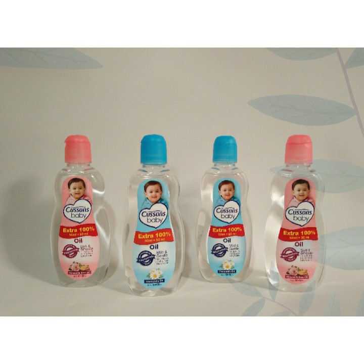 Cussons Baby Oil 50ml+50ml / Cussons Baby Oil / Minyak Bayi
