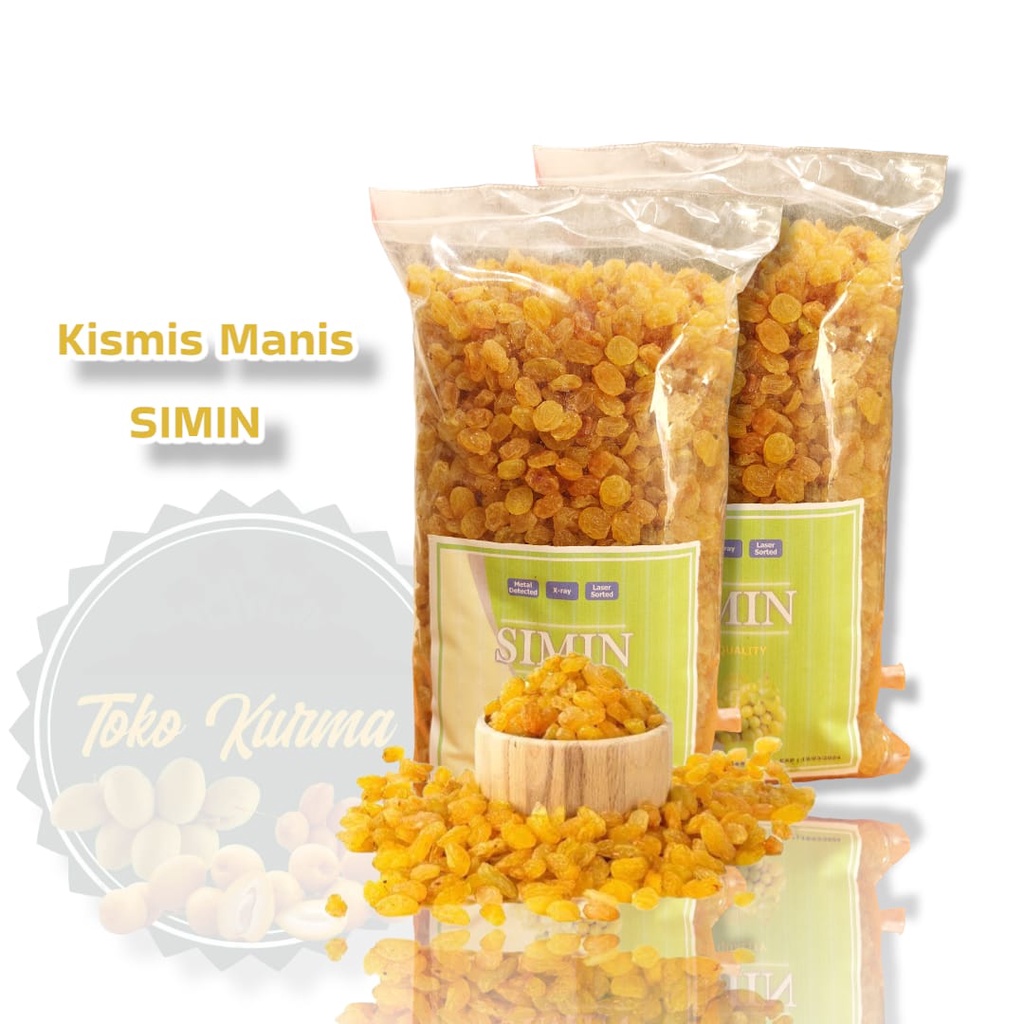 

Kismis kuning manis 500gr non biji [simin]