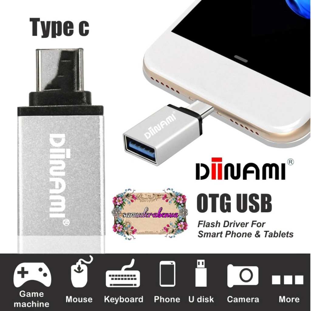 BM091 DIINAMI OTG TIPE C USB Fast translit data all merek handphone SB1446