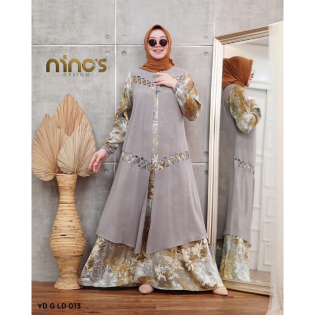 Gamis set outer ninos design yd-g-ld-0013