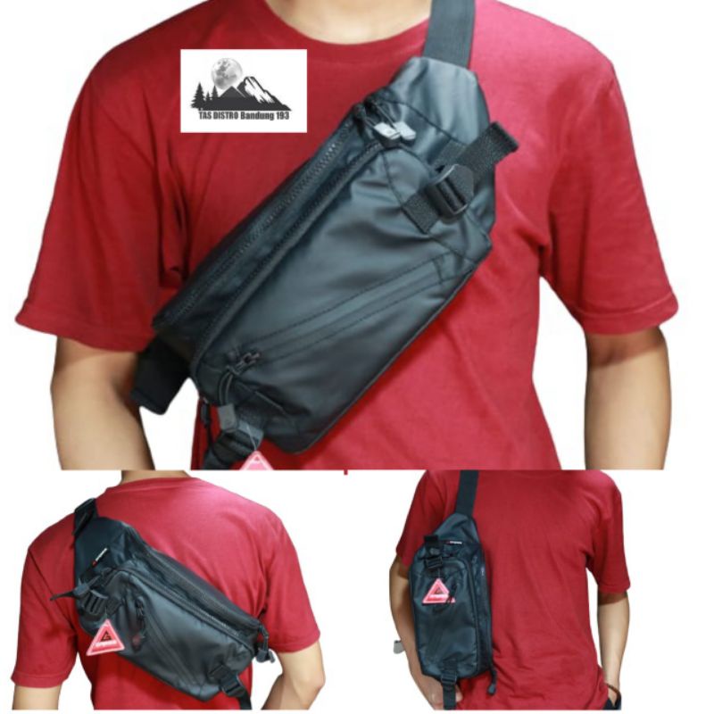 Tas Slempang Distro 100% ORIGINAL Waterproof anti air Gress / Waistbag ANTI AIR / Tas slempang Pria / Waisbag Pria