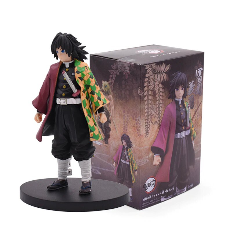 Action Figure KIMETSU NO YAIBA - Miniatur Pajangan Mainan Topper Demon Slayer Tanjiro Nezuko Giyuu-4