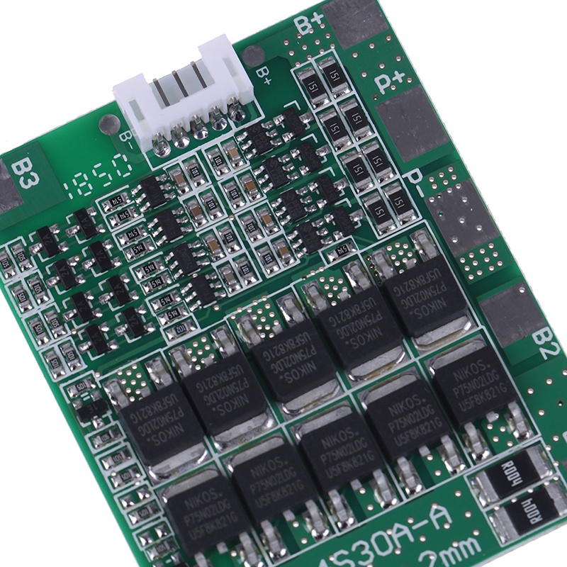 Papan Pelindung Baterai 18650 li-ion cell 14.8v 30a bms pcb balance