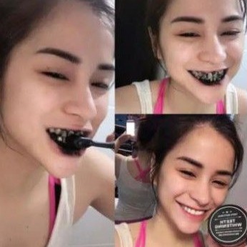 Teeth Whitening Pemutih Gigi Actived Charcoal Powder