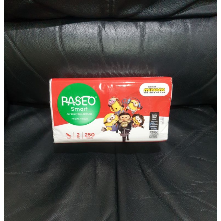 TISSUE PASEO 250 SHEET SMART FACIAL TISU