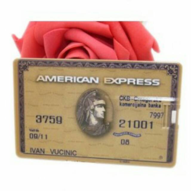 American Express Credit Card USB 2.0 Flash Drive - 16GB