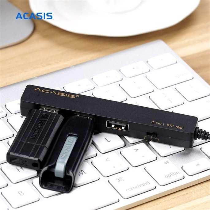 Acasis H207 OTG USB Hub 3 Port - H207