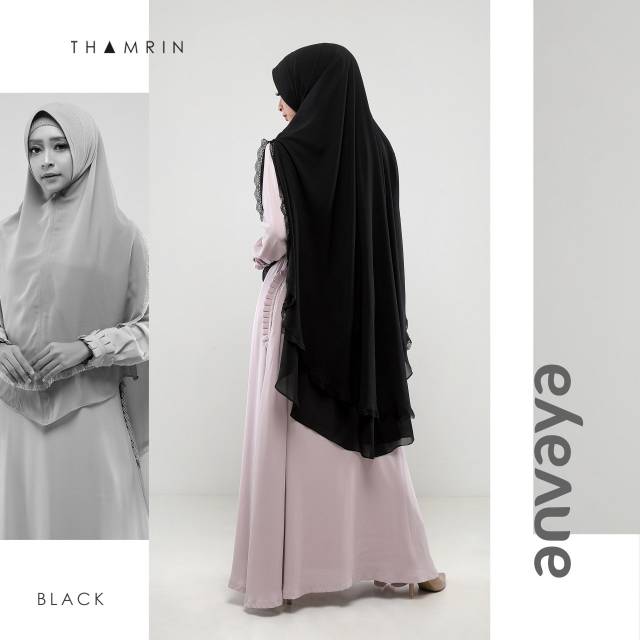 Khimar anvaya/khimar syari/ khimar thamrin/ khimar