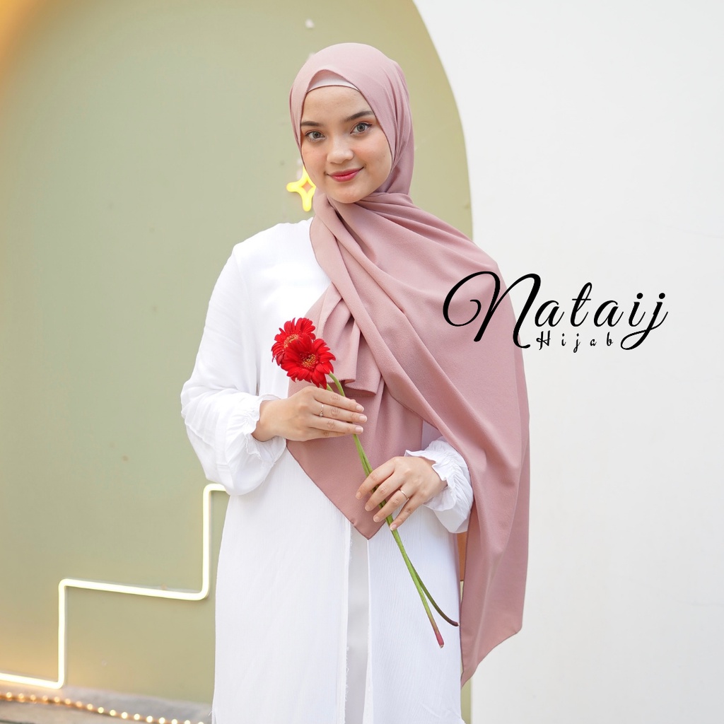 Pashmina Diamond 180x75 / Hijab Pashmina / Pasmina / Hijab / Jilbab / Kerudung / Pashmina Sabyan-LATTE