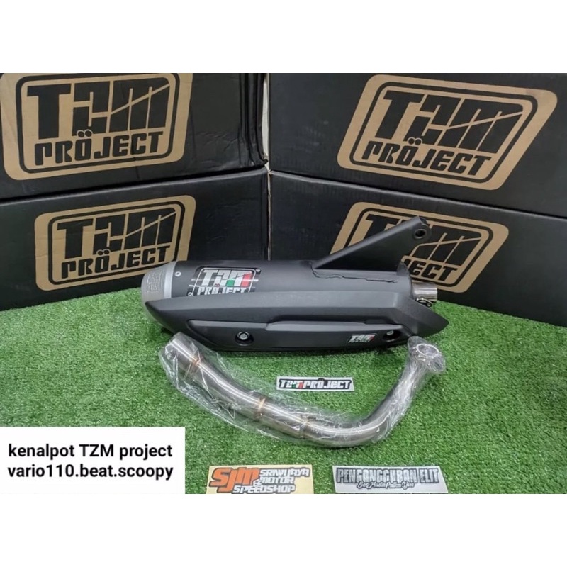 Knalpot TZM Project Vario 110 Beat Scoopy
