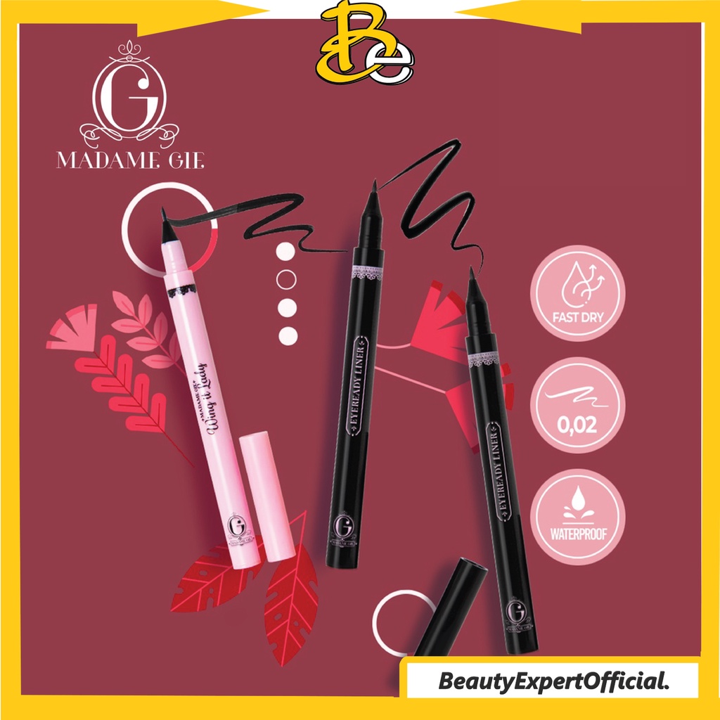 ⭐️ Beauty Expert ⭐️ Madame Gie Eyeready Liner | Wing It Lady - MakeUp Eyeliner Pen Black Waterproof