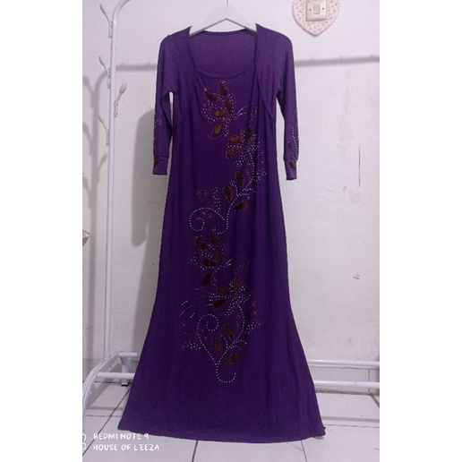 OBRAL!!!  Gamis jersey SWAROVSKY