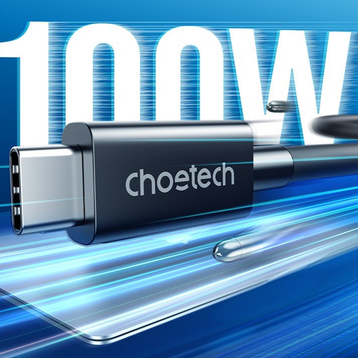 Usb3.1 Type c thunderbolt 4 passive cable Choetech 80cm sync charge display 40gbps 100w 8k 4k 5A a3010 a-3010 - Kabel usb-c tb4 m-m