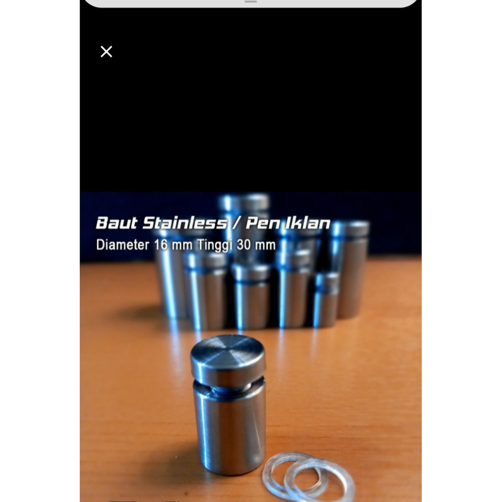 

JUAL Baut Stainless / Pen Iklan